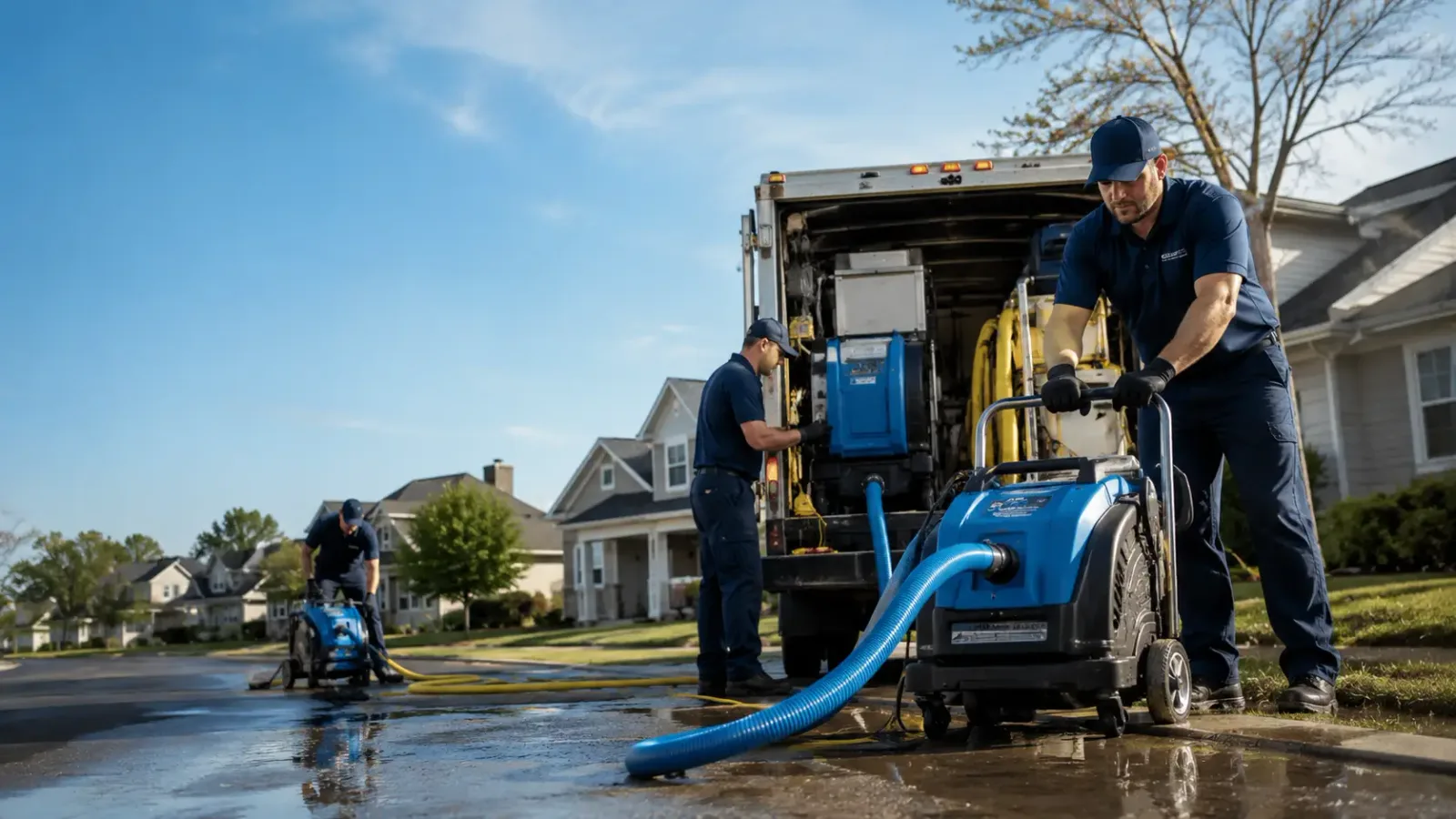 Flood Damage Cleanup in Fenwick, MI